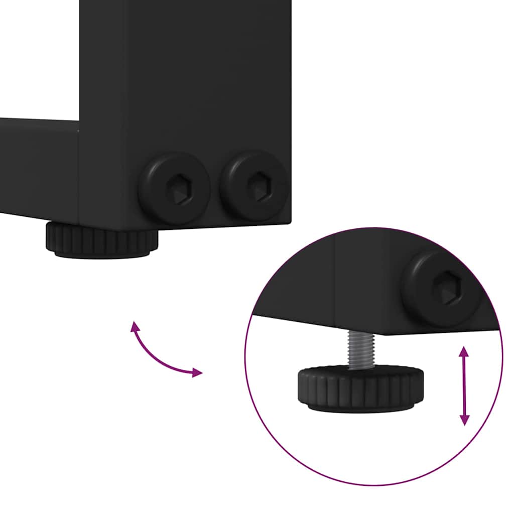Canapea de grădină Gri deschis 200,5 x 70 x 85,5 cm Oțel