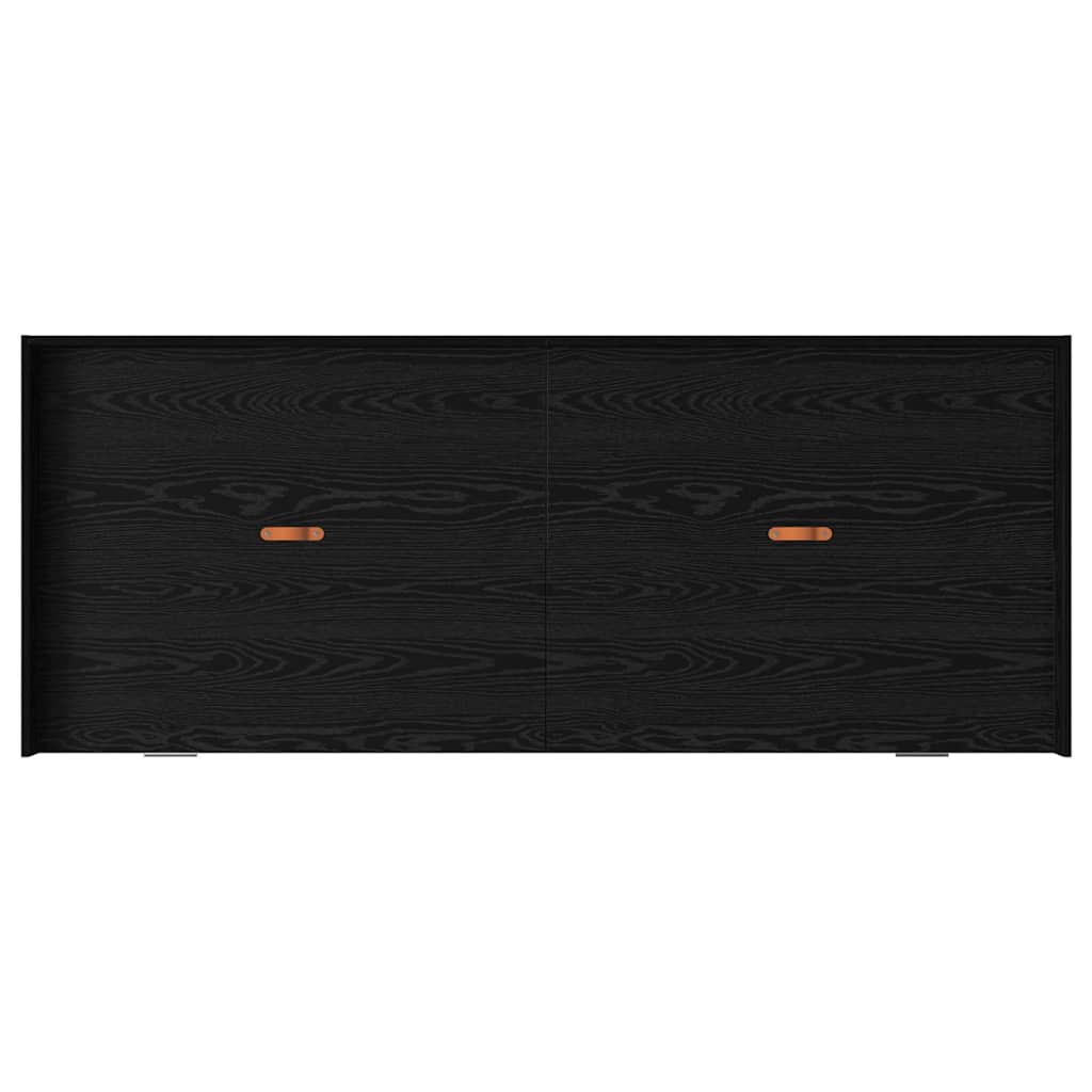 Cadru de pat cu sertar Stejar Negru 80 x 200 cm Lemn compozit