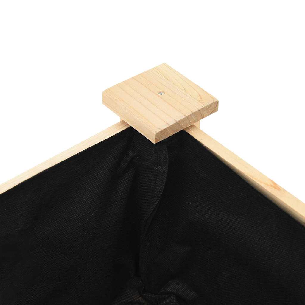 Vază pentru Grădină Bej 203 x 53 x 76,5 cm Lemn de Brad Solid