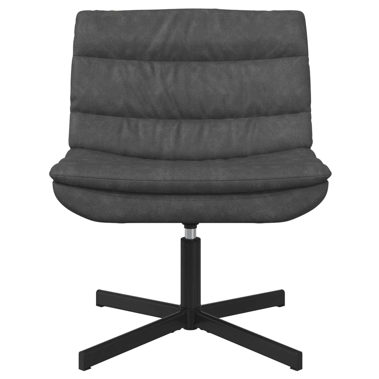 Scaun pivotant Negru 63 x 75 x 76 cm PU antic