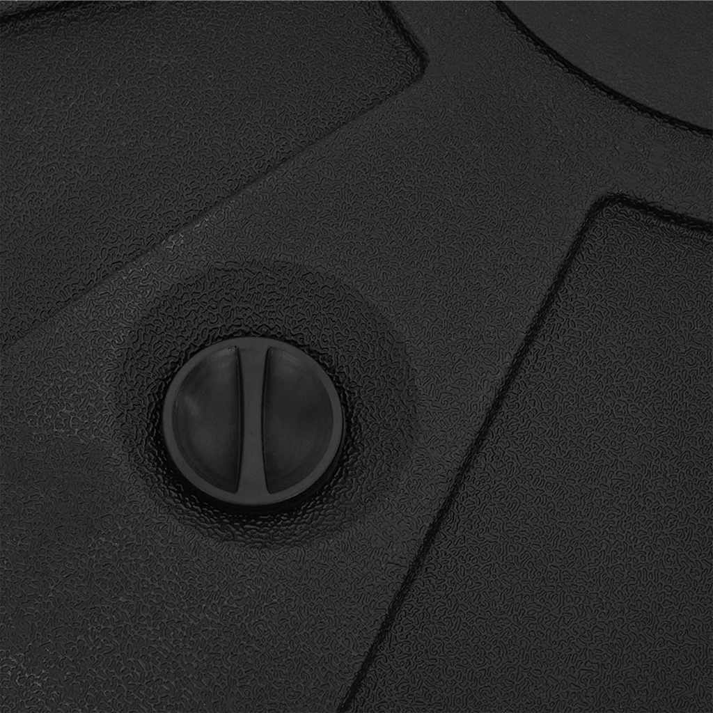 Set bază pentru parasol cantilever 2 pcs Negru 88 x 88 x 19 cm - Vendito