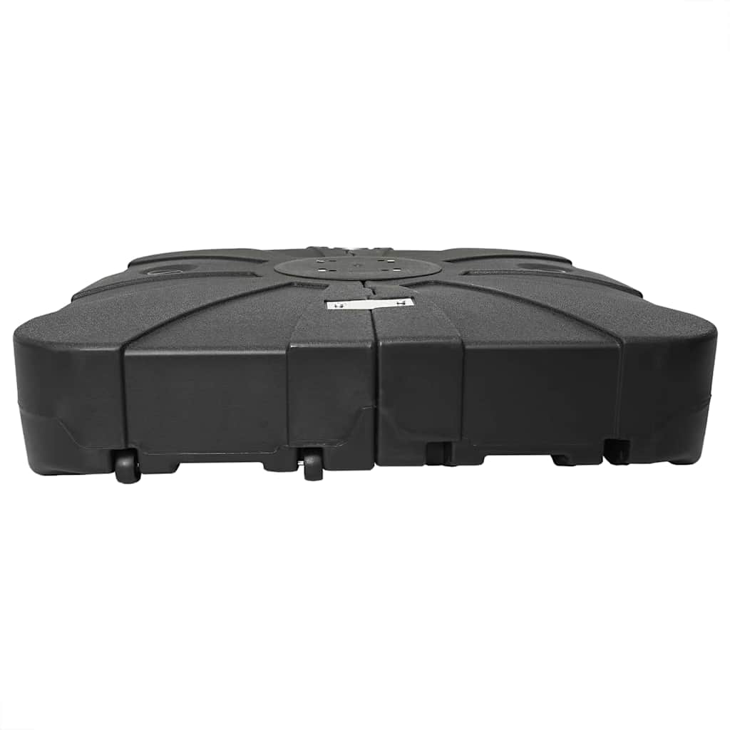 Set bază pentru parasol cantilever 2 pcs Negru 88 x 88 x 19 cm - Vendito