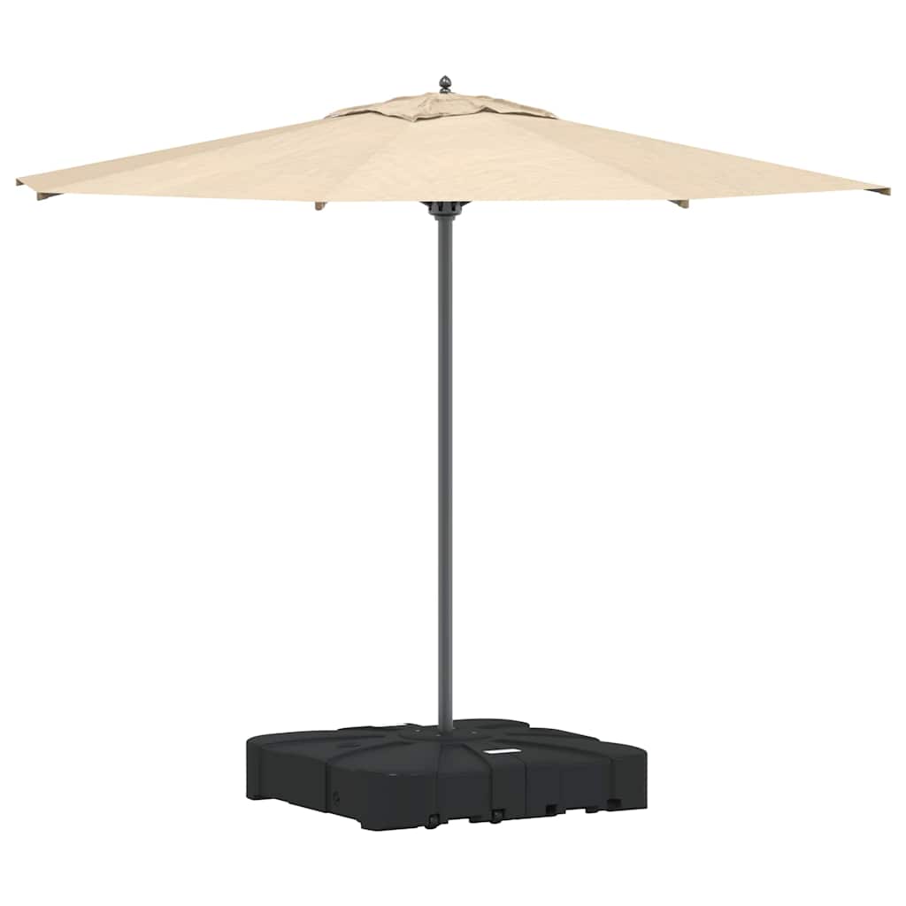 Set bază pentru parasol cantilever 2 pcs Negru 88 x 88 x 19 cm - Vendito