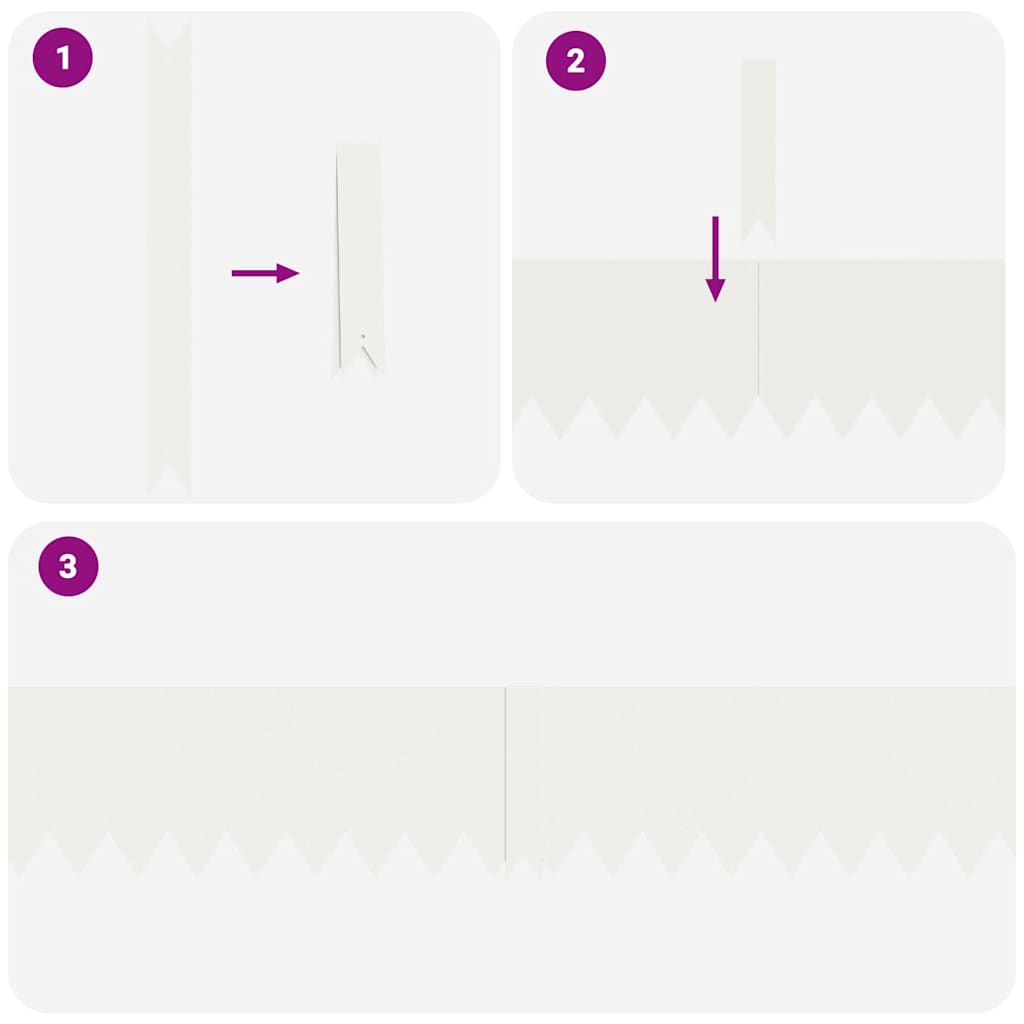 Margine pentru gazon 50 pcs Alb 100 x 0.05 x 20 cm