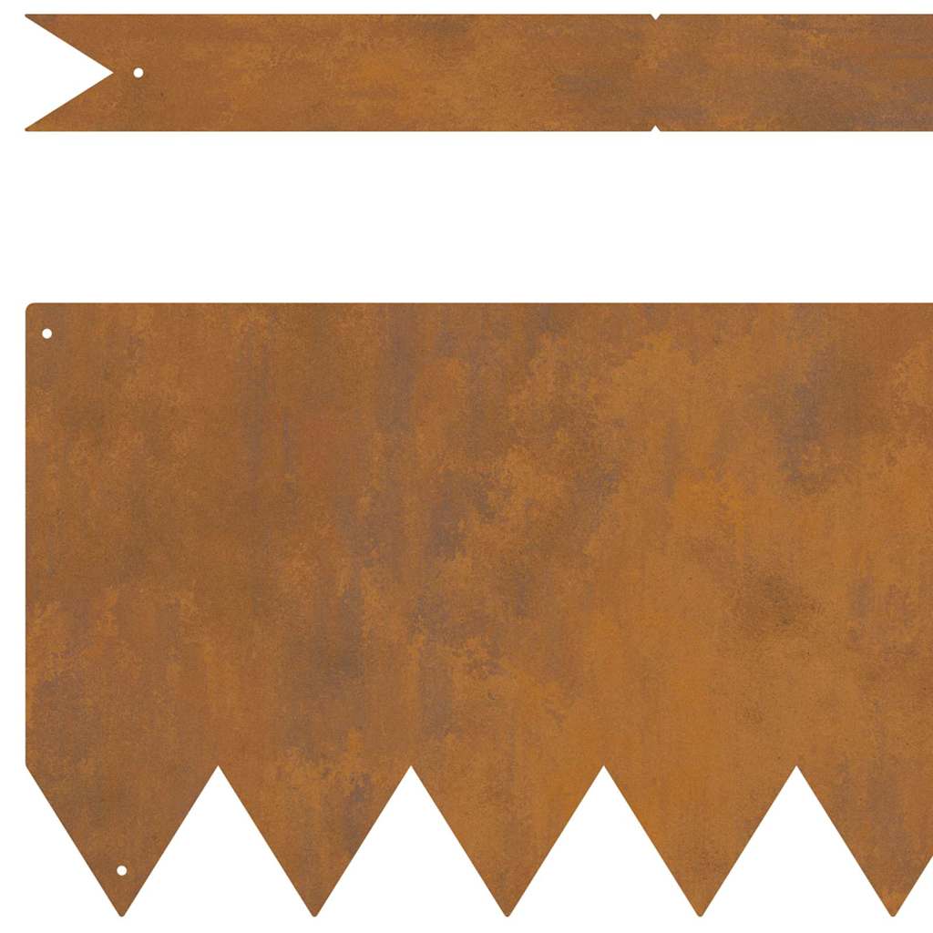 Margine pentru gazon 50 pcs Maro 100 x 0.05 x 20 cm