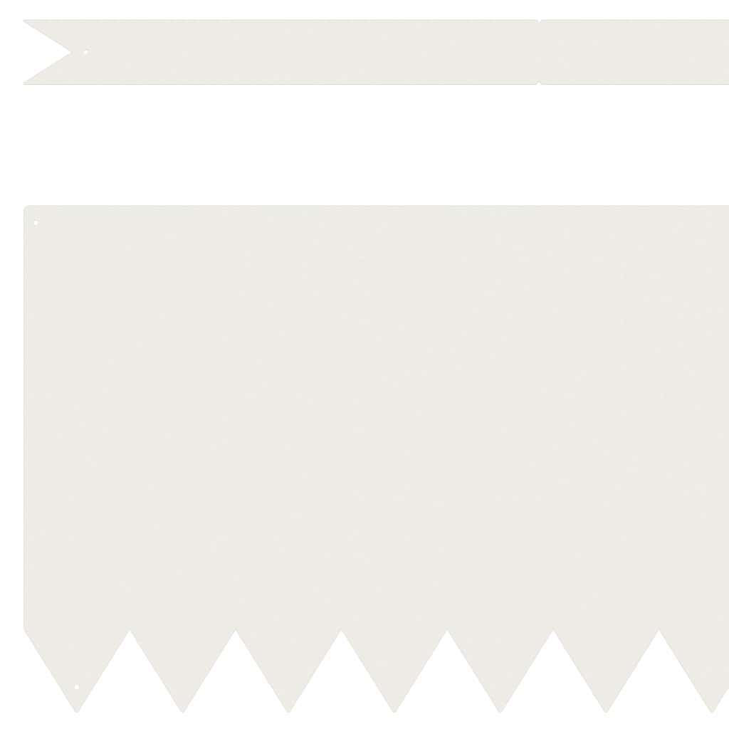 Margine pentru gazon 30 pcs Alb 100 x 0.05 x 20 cm