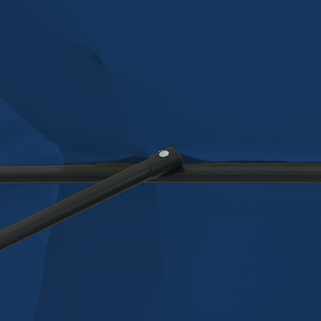 Parasol de Grădină Albastru azur 395 x 395 x 245 cm