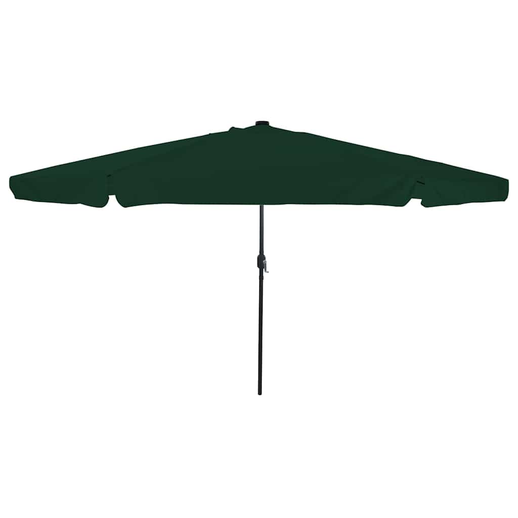 Parasol de Grădină Verde 395 x 395 x 245 cm Poliester