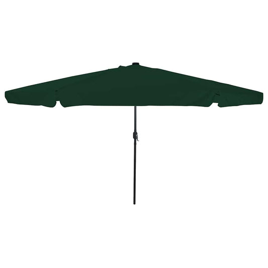 Parasol de Grădină Verde 395 x 395 x 245 cm Poliester