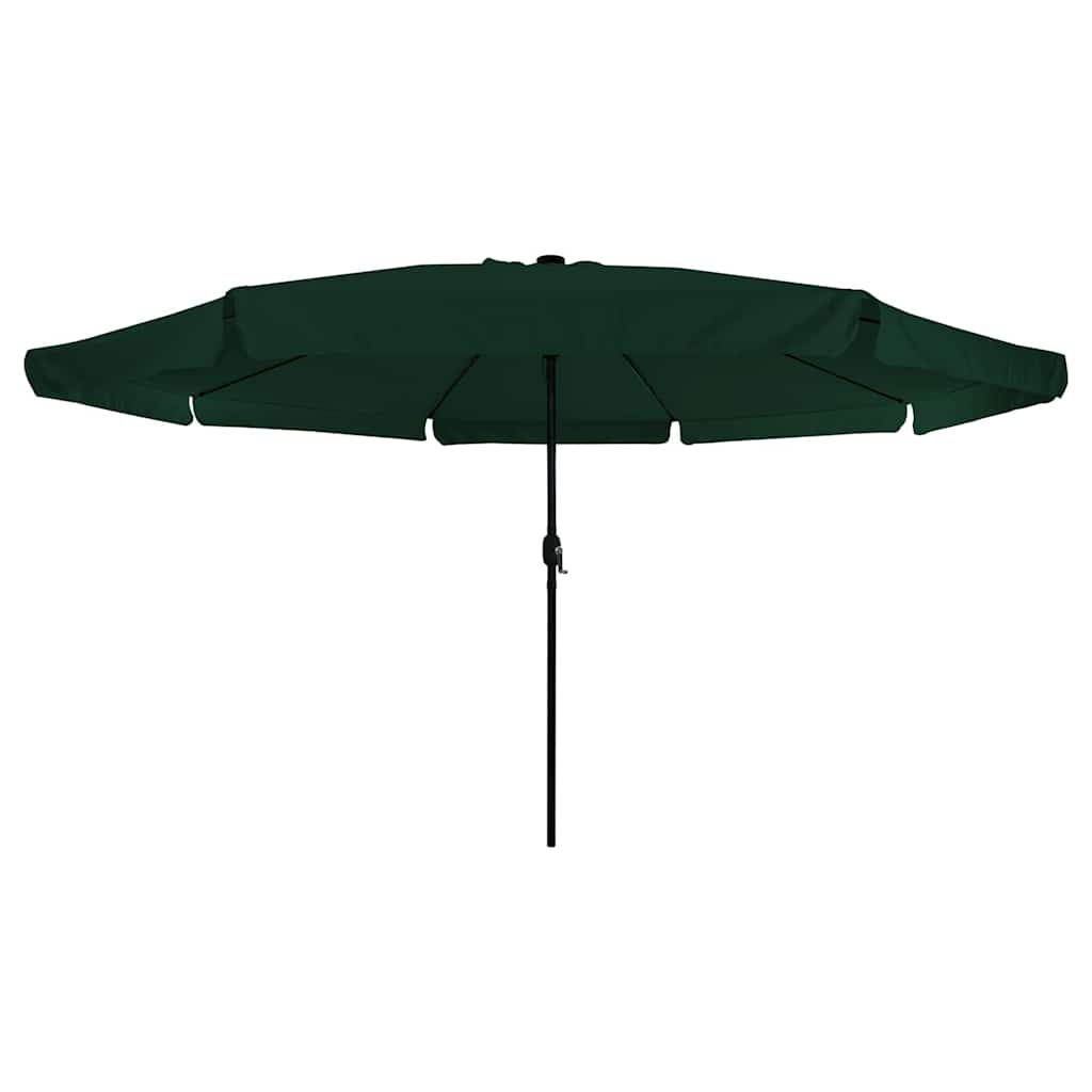 Parasol de Grădină Verde 395 x 395 x 245 cm Poliester