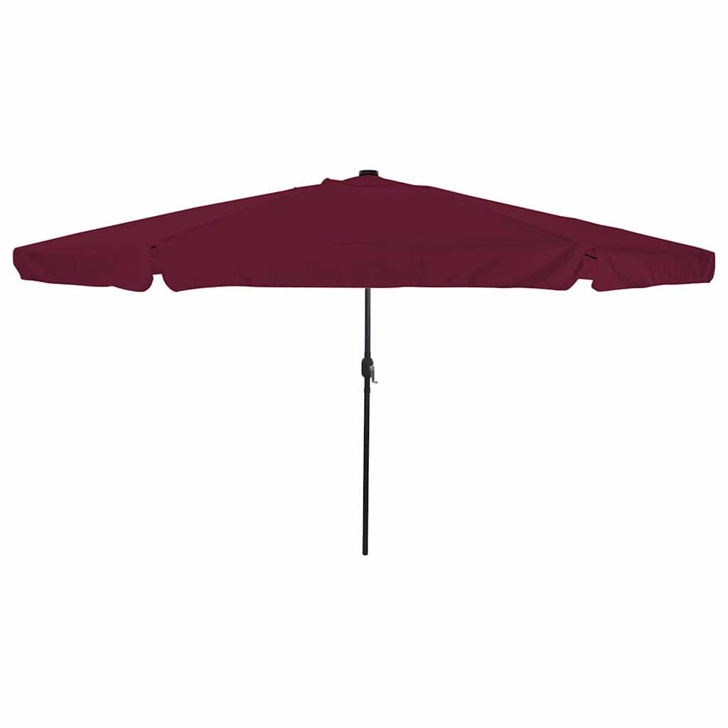 Parasol de Grădină Roșu Bordeaux 395 x 395 x 245 cm Poliester