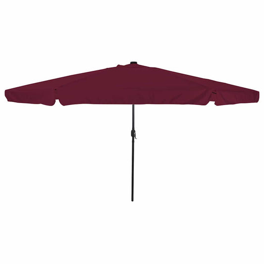 Parasol de Grădină Roșu Bordeaux 395 x 395 x 245 cm Poliester