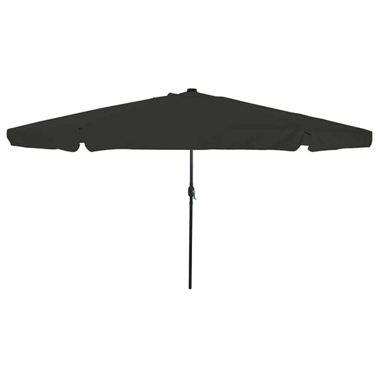 Parasol de Grădină Negru 395 x 395 x 245 cm Poliester