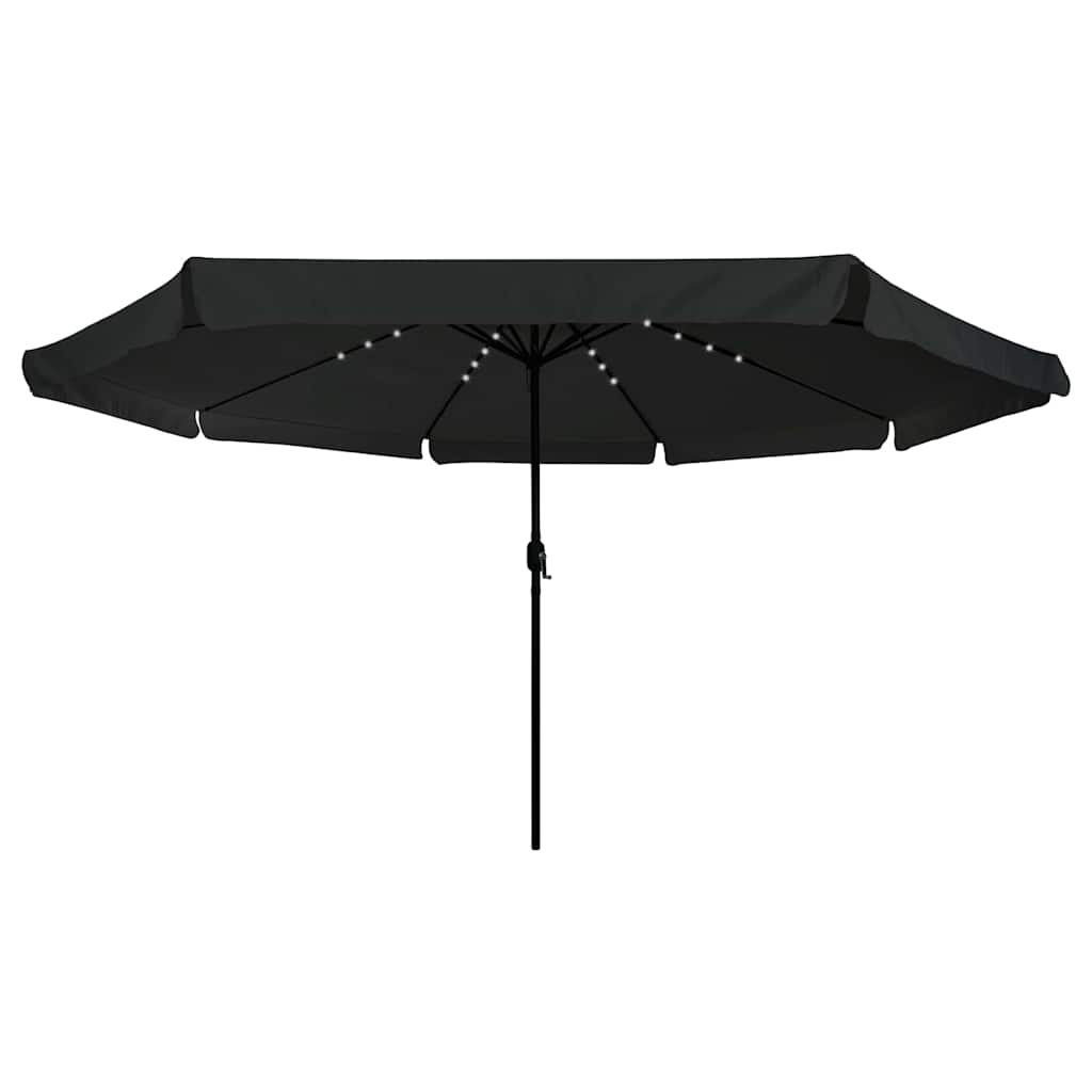 Parasol de Grădină Negru 395 x 395 x 245 cm Poliester