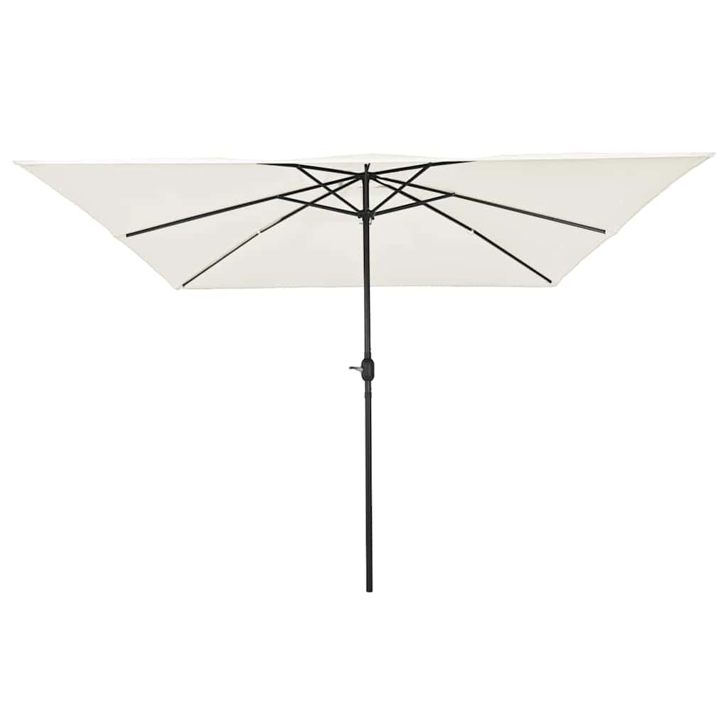 Parasol de Grădină Nisipiu 295 x 295 x 245 cm Poliester și oțel