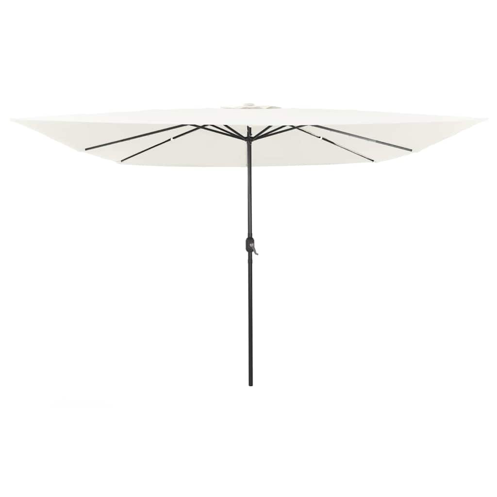 Parasol de Grădină Nisipiu 295 x 295 x 245 cm Poliester și oțel