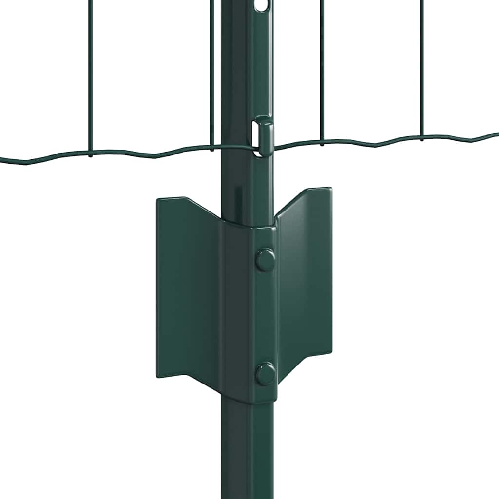 Gard cu Stâlp Verde 0,4 x 50 m Oțel și PVC