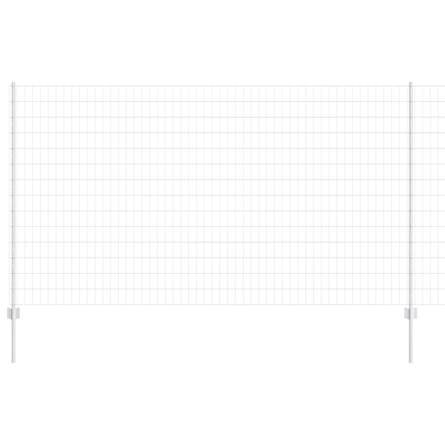 Gard cu Stâlp Argintiu 1,4 x 10 m Oțel