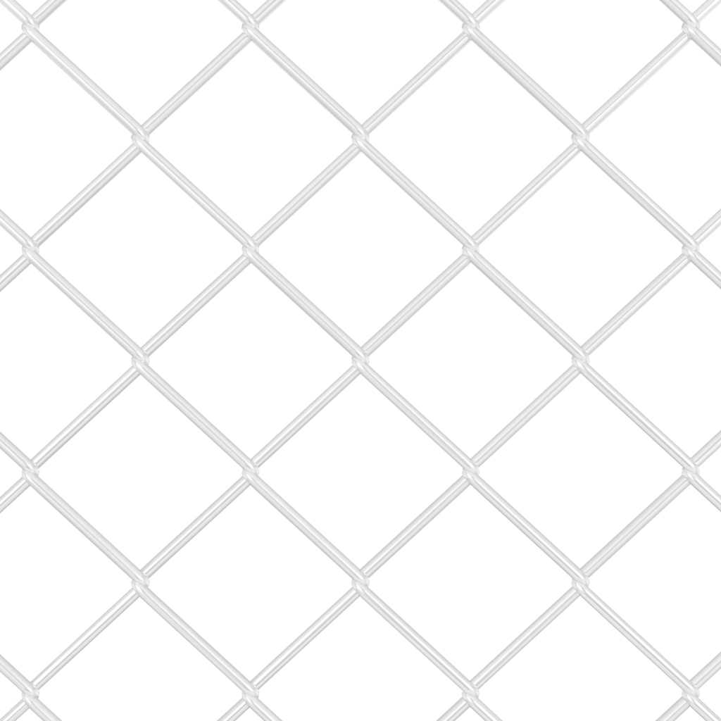 Gard cu Stâlp Argintiu 1,5 x 10 m Oțel