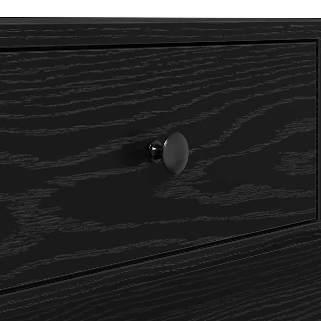 Masă de cafea Stejar Negru 90 x 90 x 28 cm Lemn compozit