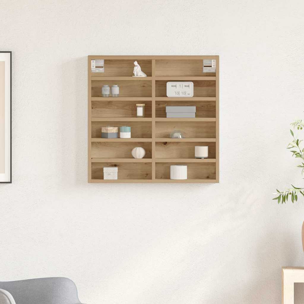 Dulap de Expunere cu raft Stejar Artizanal 60 x 8,5 x 58 cm