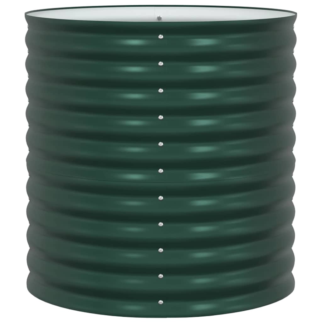 Strat înălțat de grădină Verde 80 x 80 x 81 cm Oțel