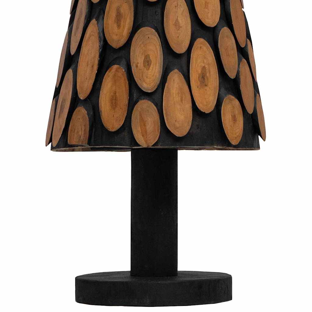 Brad de Crăciun cu suport Maro 150 cm Lemn masiv de tec - Vendito