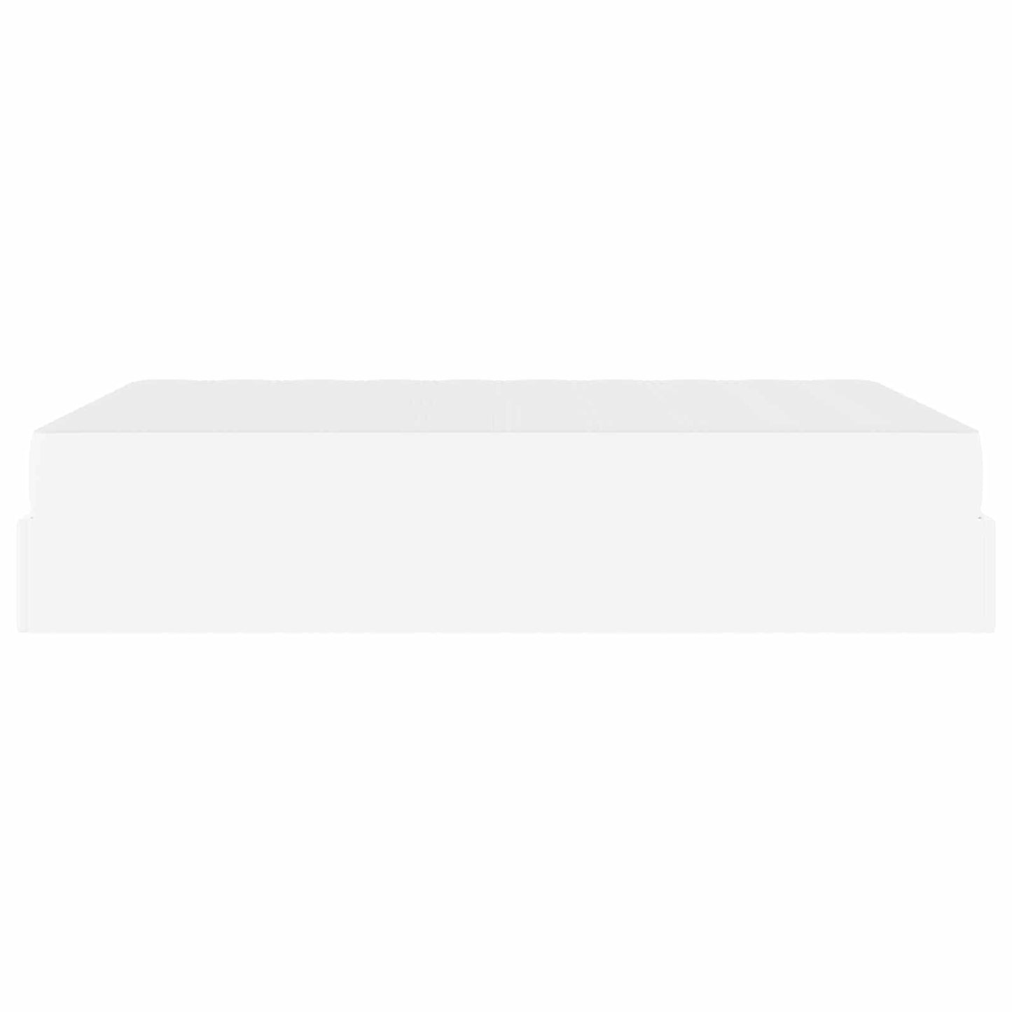 Cadru de pat cu saltea cu saltea 2 pcs Alb PVC