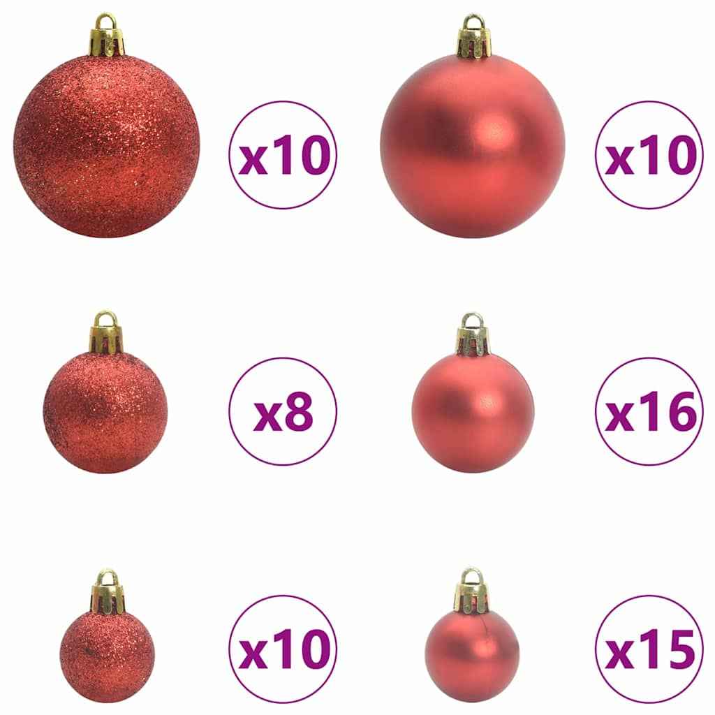 Brad de Crăciun artificial cu ramuri articulare Alb 240 cm