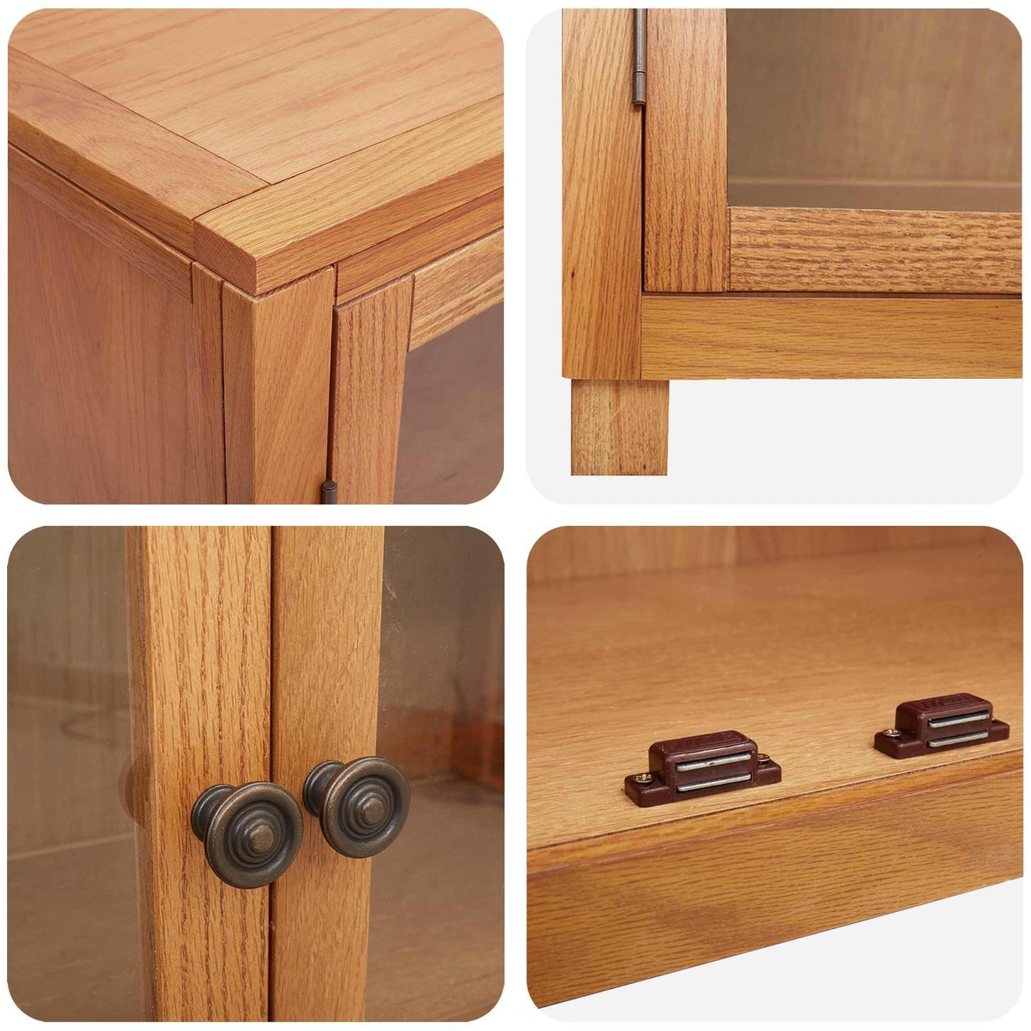 Set de Mobilier pentru Depozitare cu ușă Maro Lemn compozit