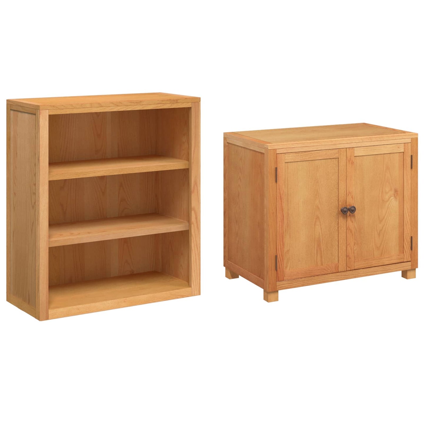 Set de Mobilier pentru Depozitare cu ușă Maro Lemn compozit