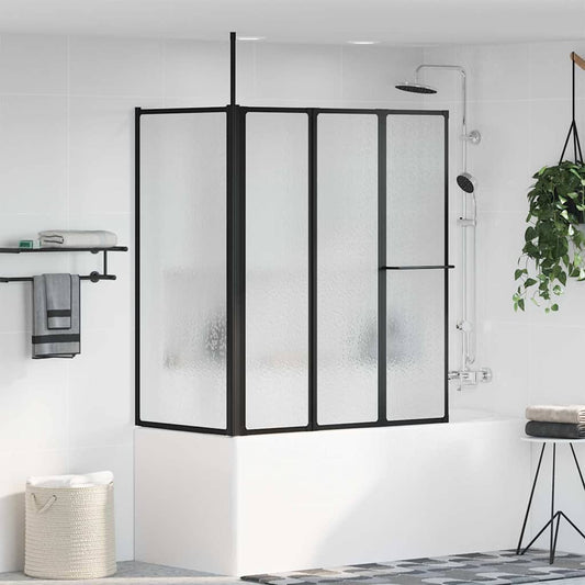 Paravan de duș Alb 120 x 70 x 137 cm Aluminiu