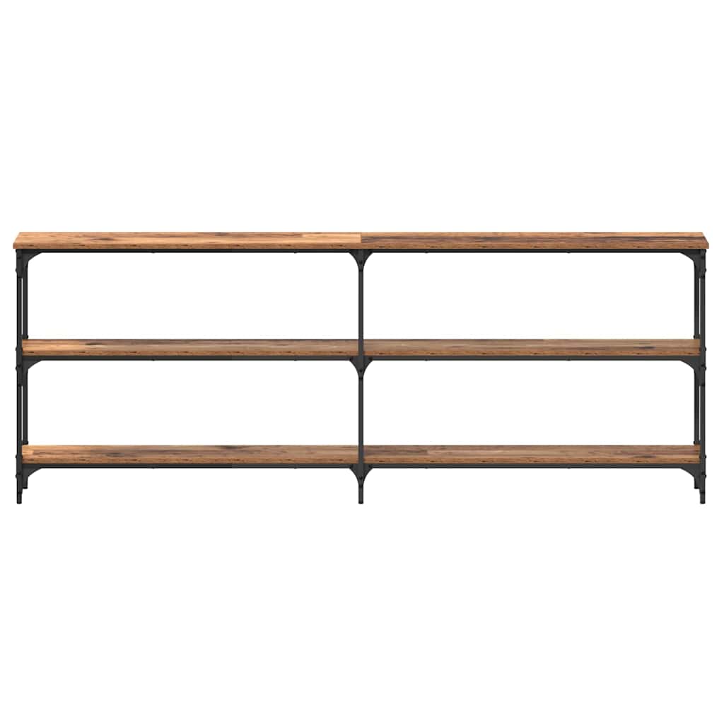 Masă de consolă Lemn Vechi 200 x 29 x 75 cm