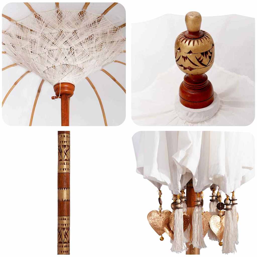 Umbrela balineză cu bază 260 180-190 cm