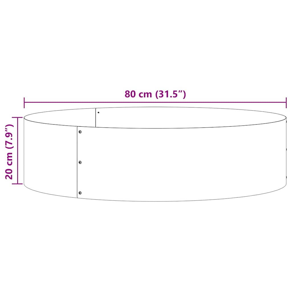 Inele pentru vaze 5 pcs Argintiu 80 x 80 x 20 cm