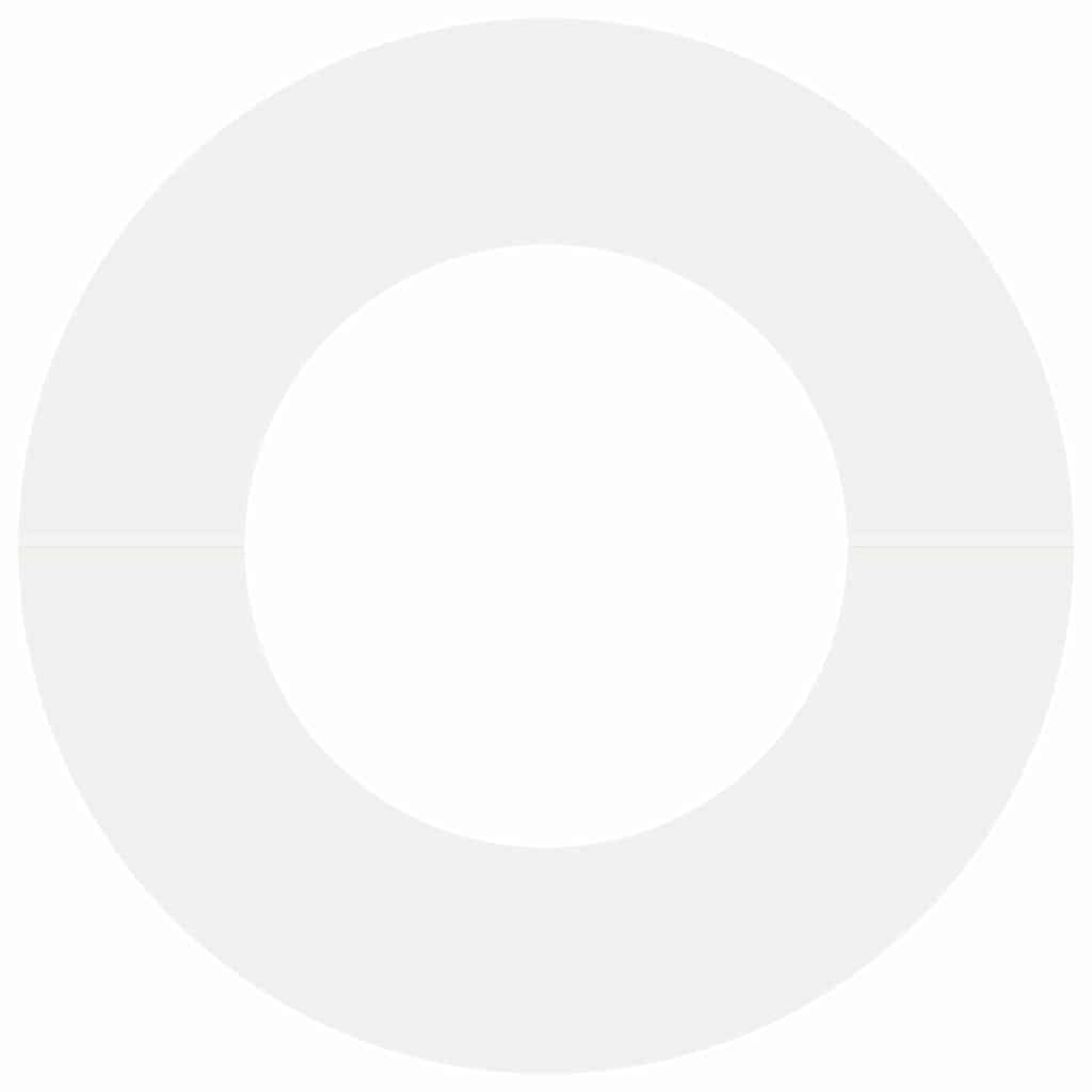 potrivit pentru inel de copac plat Alb Ø40 / 70 cm Oțel