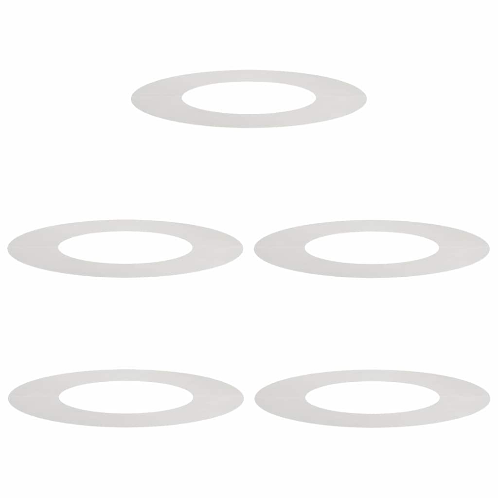 potrivit pentru inele de copac plat 5 pcs Argintiu Ø40 / 70 cm