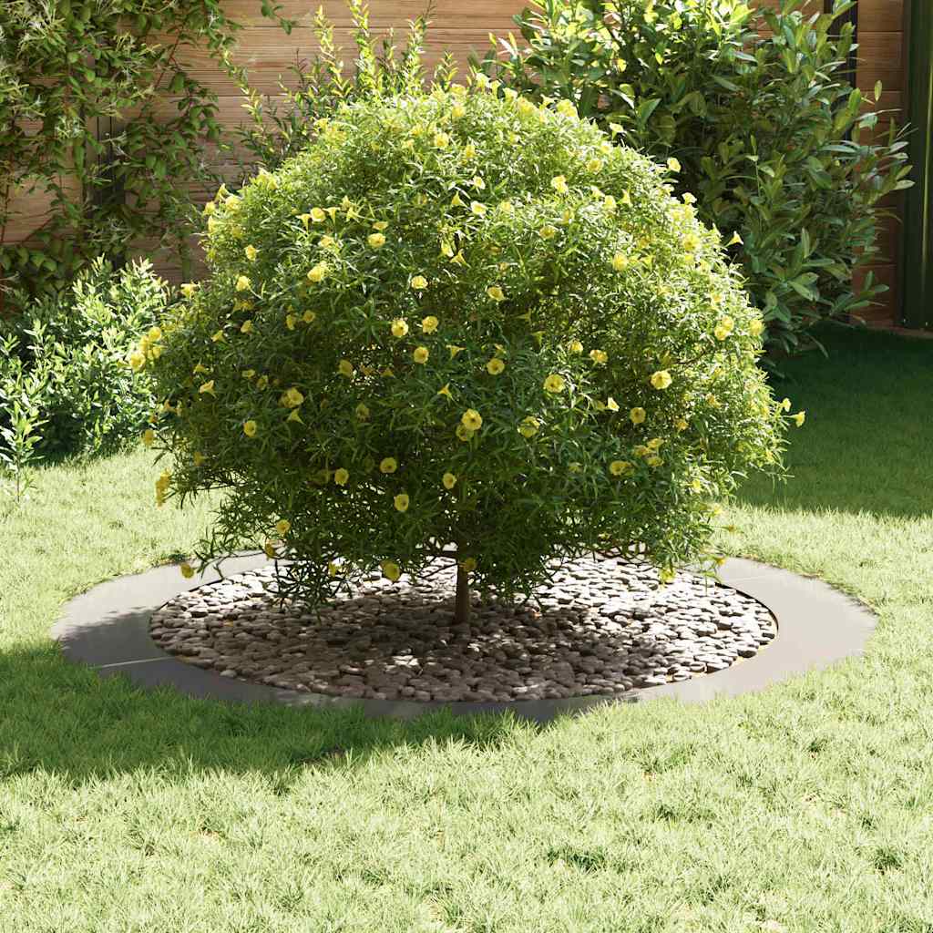 potrivit pentru inel de copac plat Argintiu Ø90 / 120 cm