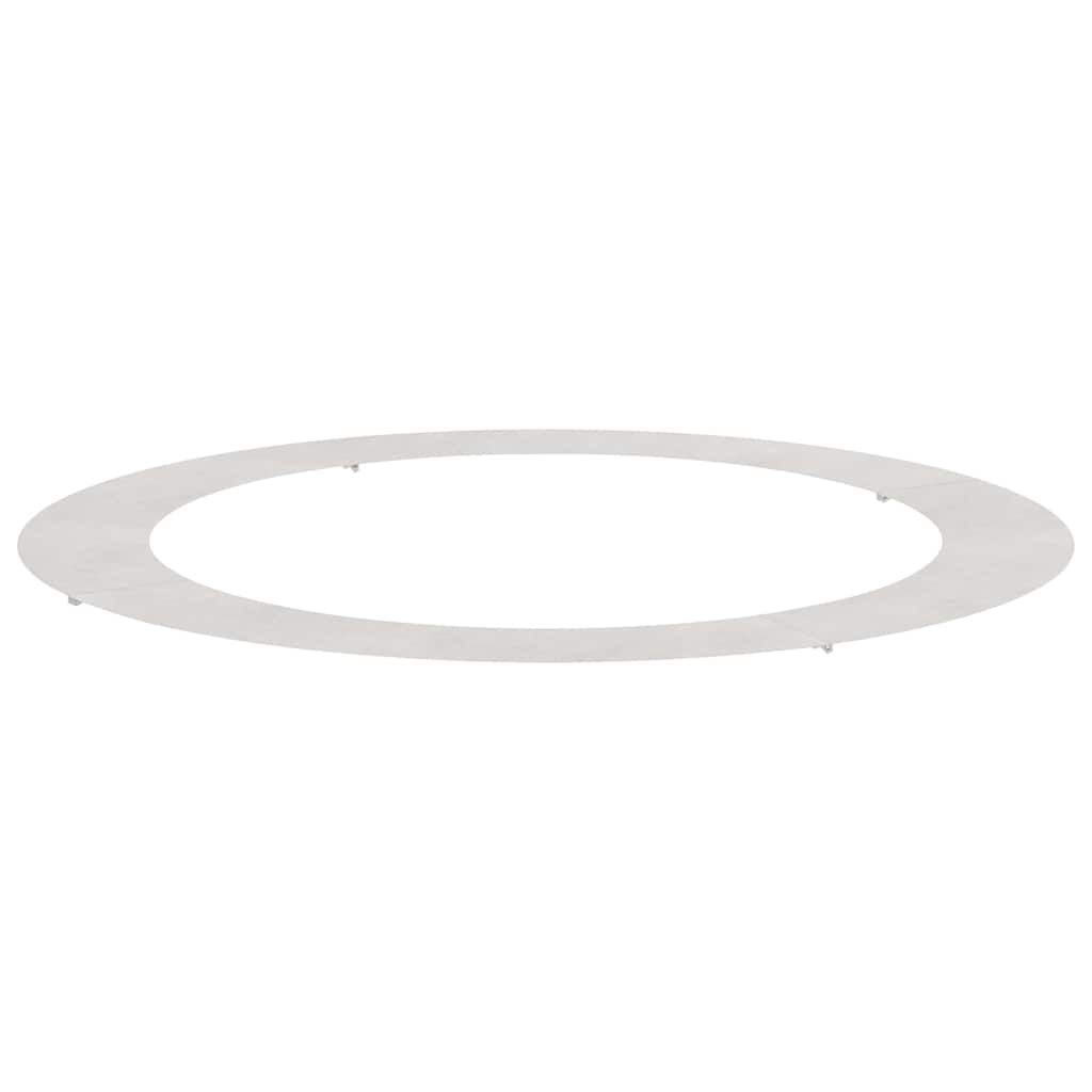 potrivit pentru inel de copac plat Argintiu Ø90 / 120 cm