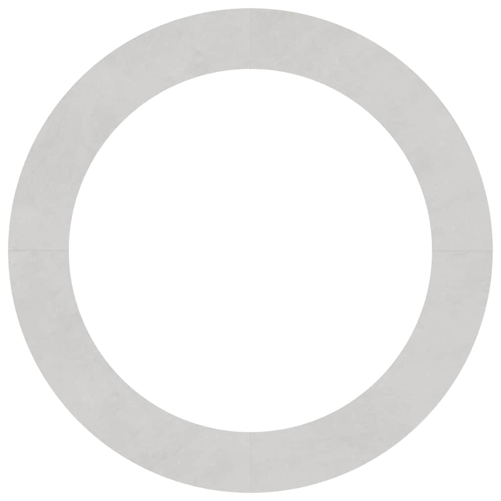 potrivit pentru inel de copac plat Argintiu Ø90 / 120 cm