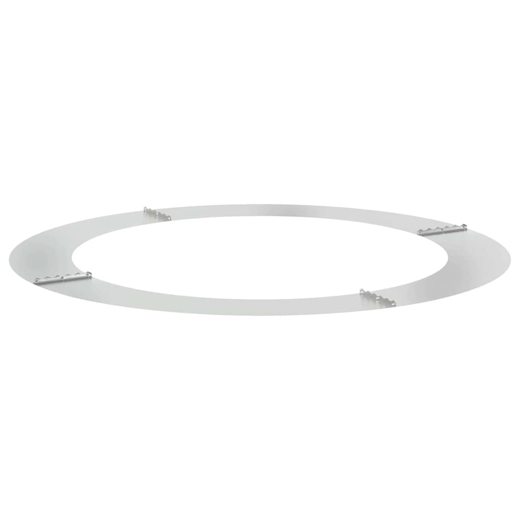 potrivit pentru inele de copac plat 5 pcs Argintiu Ø90 / 120 cm