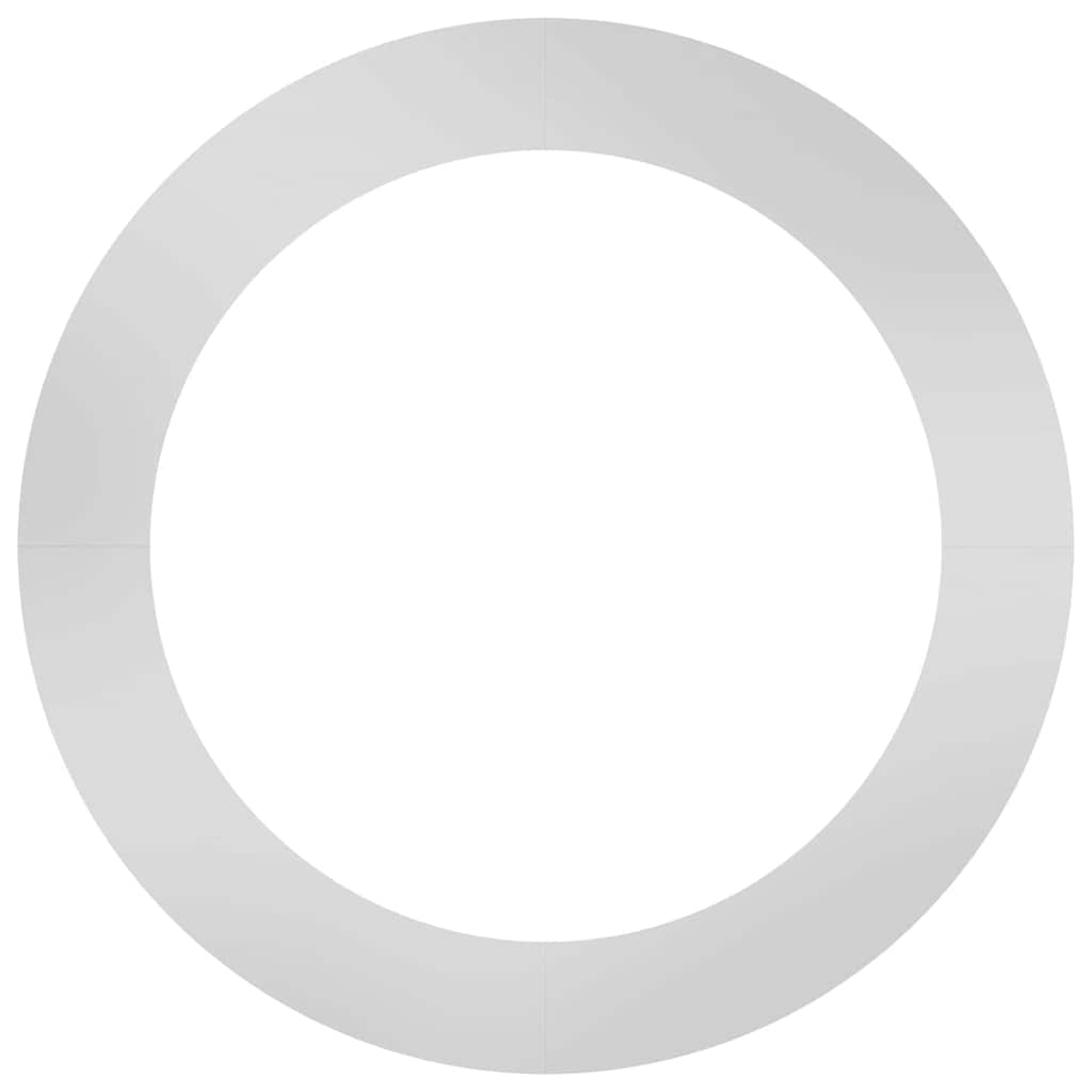 potrivit pentru inele de copac plat 5 pcs Argintiu Ø90 / 120 cm