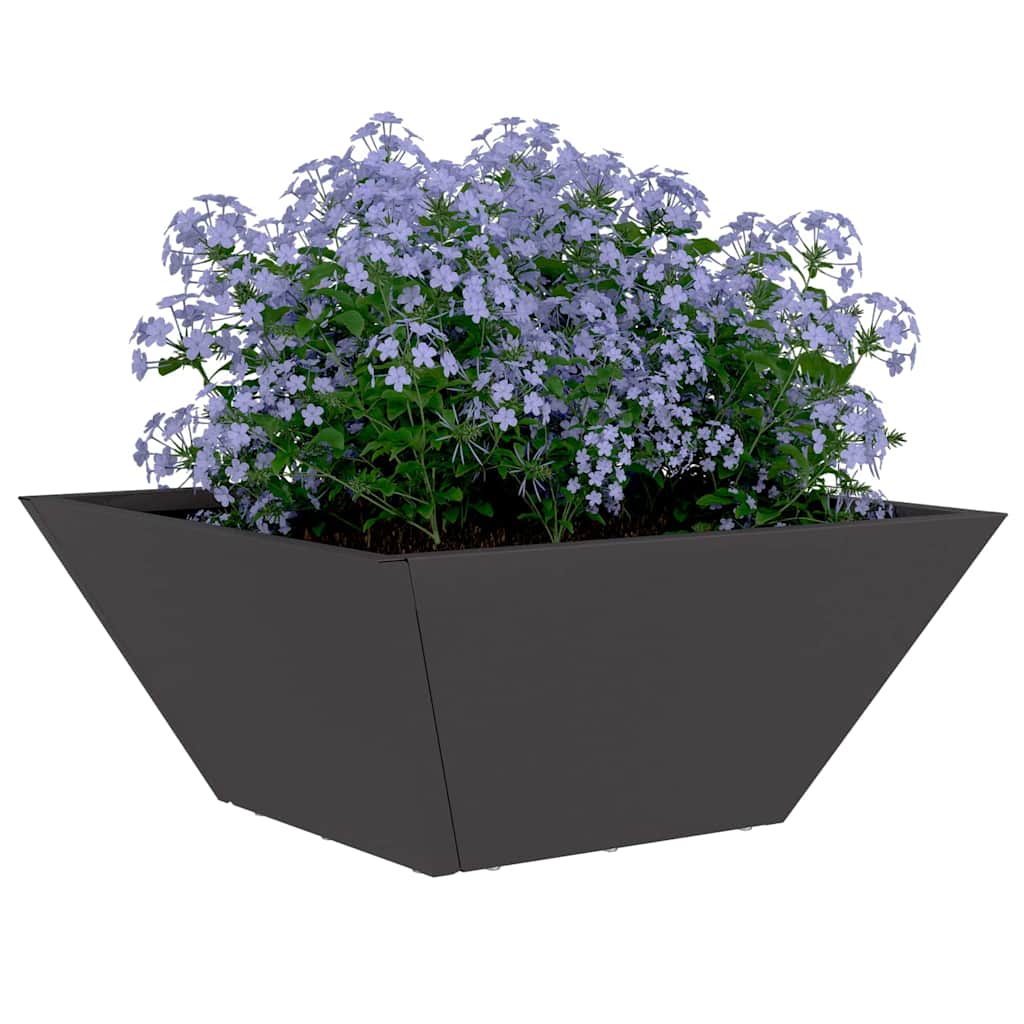 Vază pentru Grădină 5 pcs Negru 35 x 35 x 15 cm