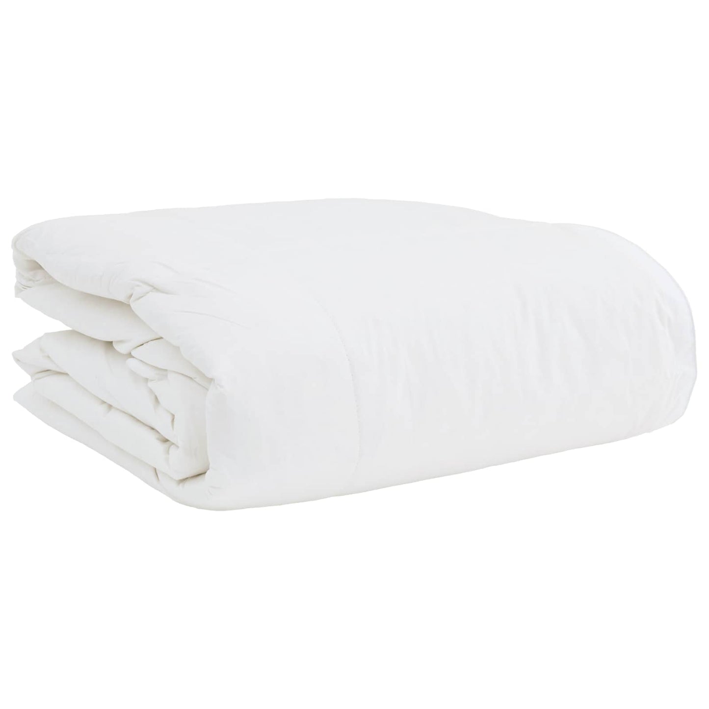 Duvet 2 în 1 cu pernă 2 pcs Alb Pene de rață