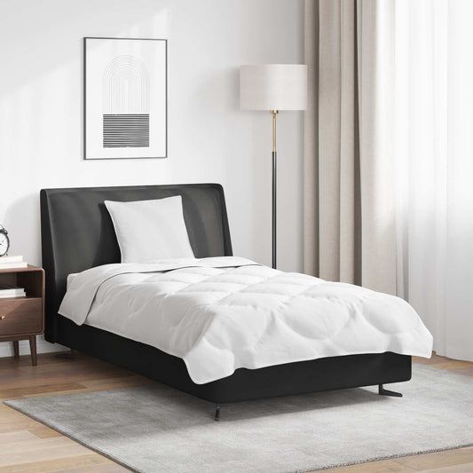 Set de Pături cu pernă 2 pcs Alb Microfibră