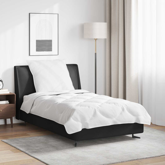 Set de Pături cu pernă 2 pcs Alb Microfibră