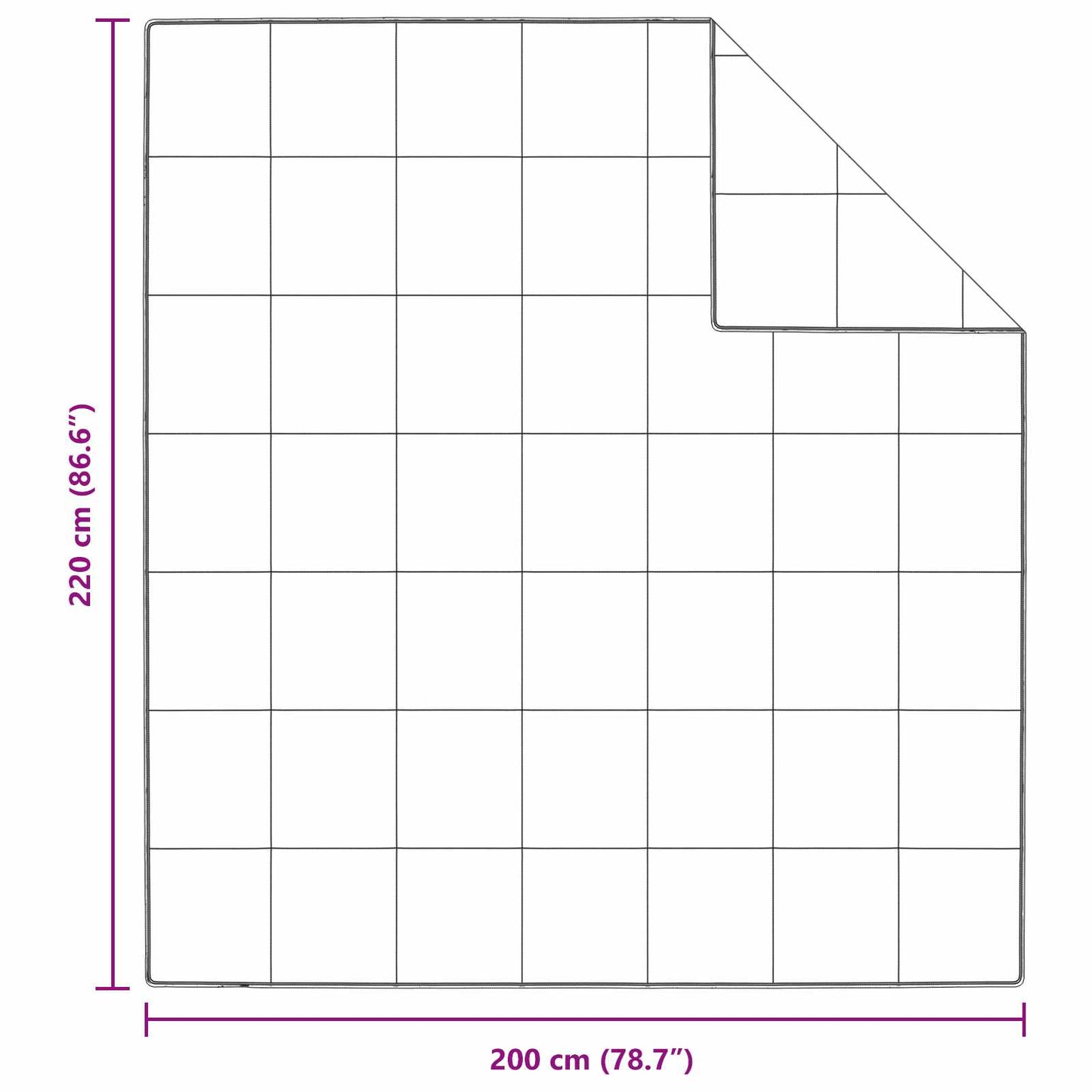 Set de Pături cu pernă 3 pcs Alb Pene de rață