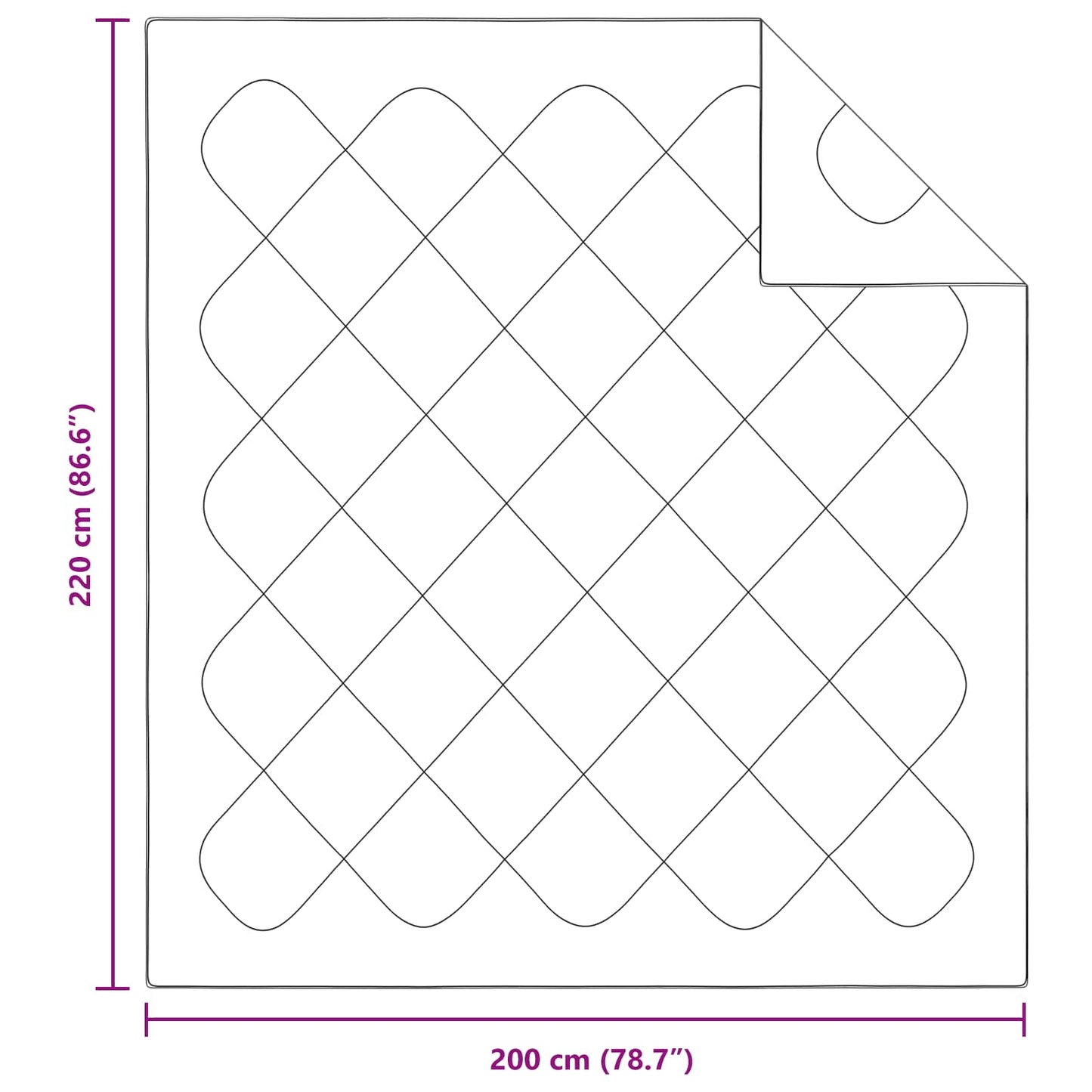 Duvet cu perne cu pernă 3 pcs Alb Microfibră și Pene de Rață