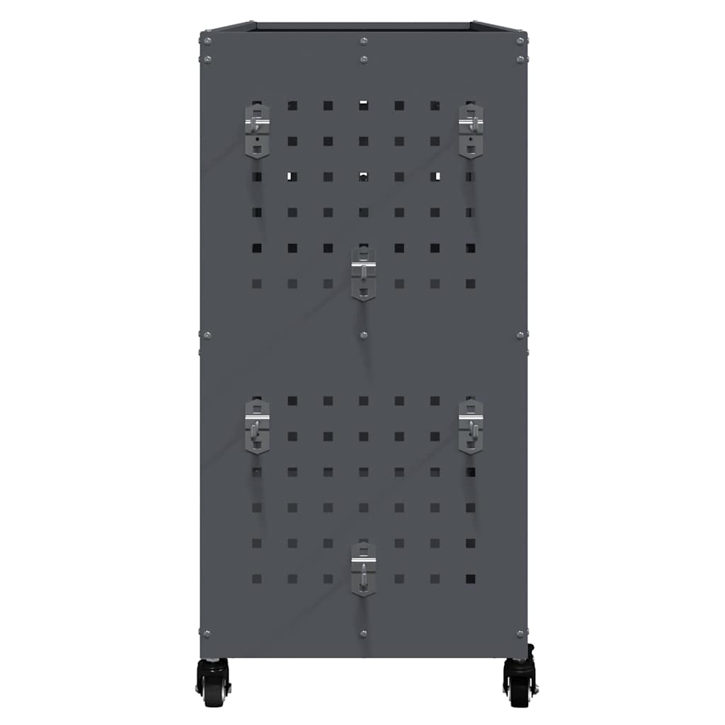 Cărucior pentru unelte cu raft Antracit 75 x 35 x 73 cm