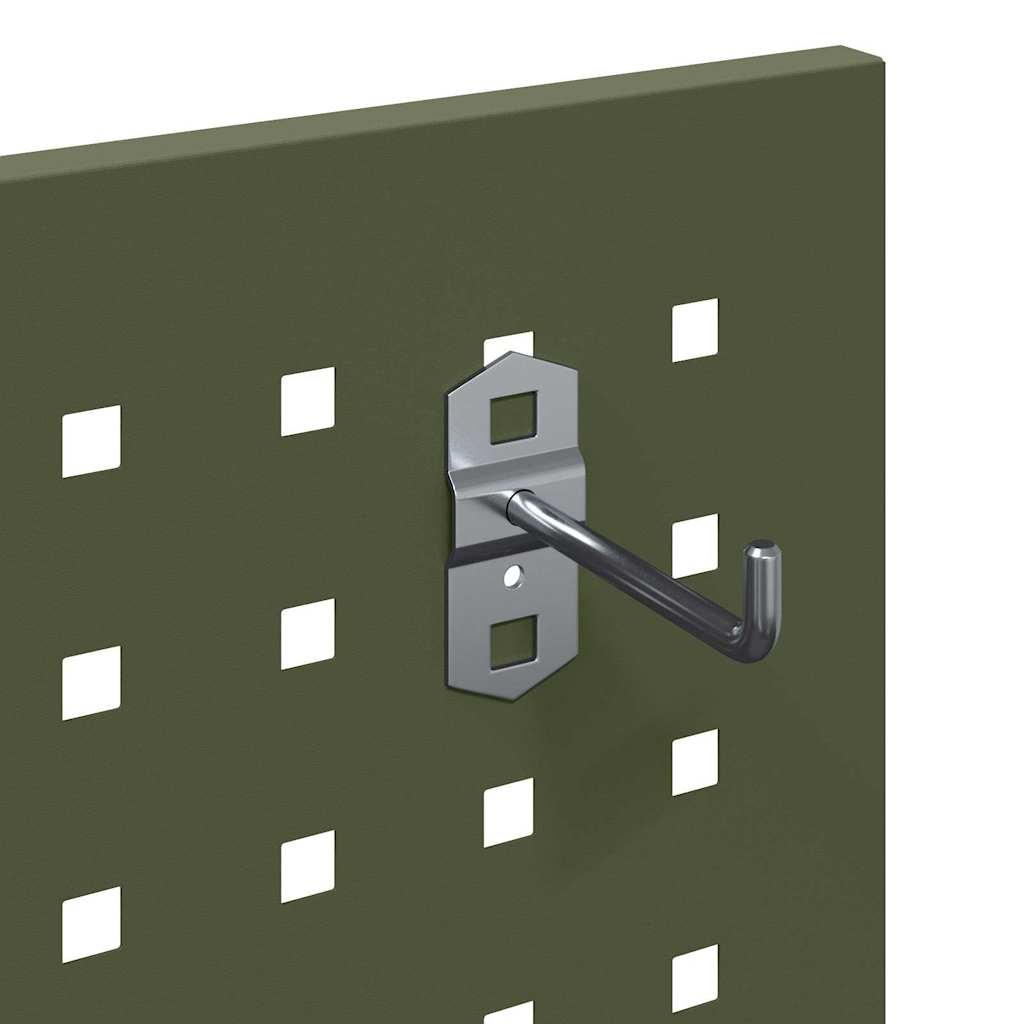 Cărucior pentru unelte cu raft Verde măsliniu 65 x 35 x 111 cm